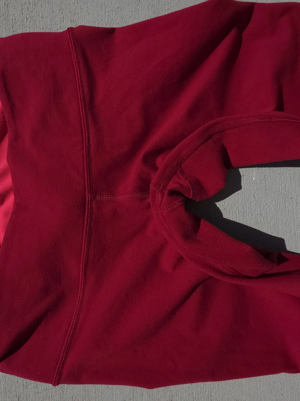 Lululemon Athletica Women’s Size 8 Maroon Red Pull On Capri Cropped Leggings
